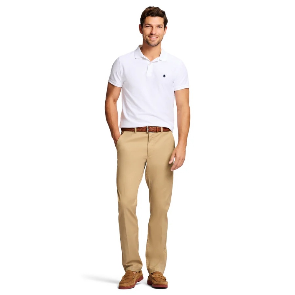 IZOD Stretch Flat Front Straight Fit Chino Pants